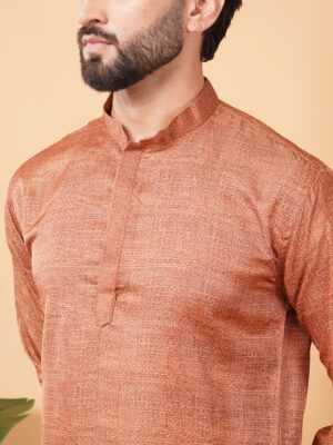 Men Urban Festive Essential Printed Cotton Kurta | Adhirajan